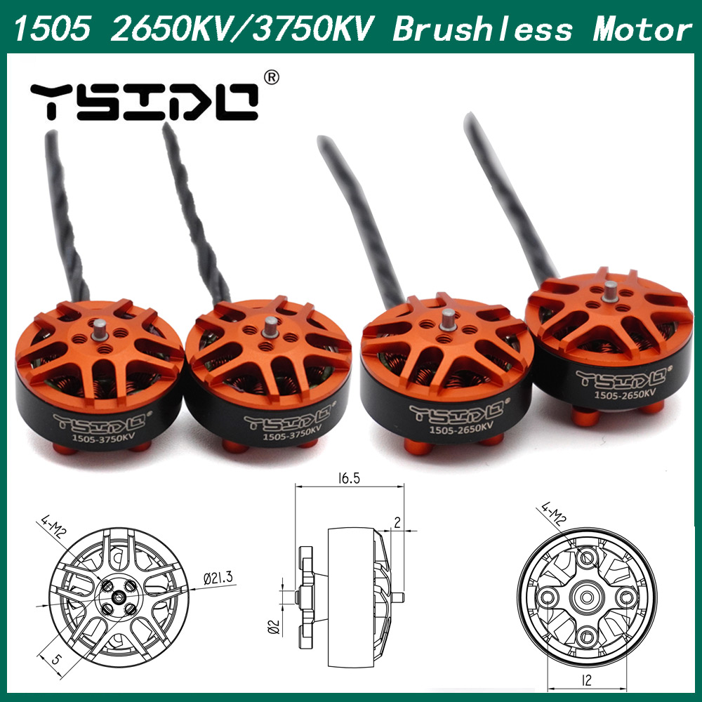 Drone Compass - 4PCS YSIDO 1505 2650KV 3750KV Electrical