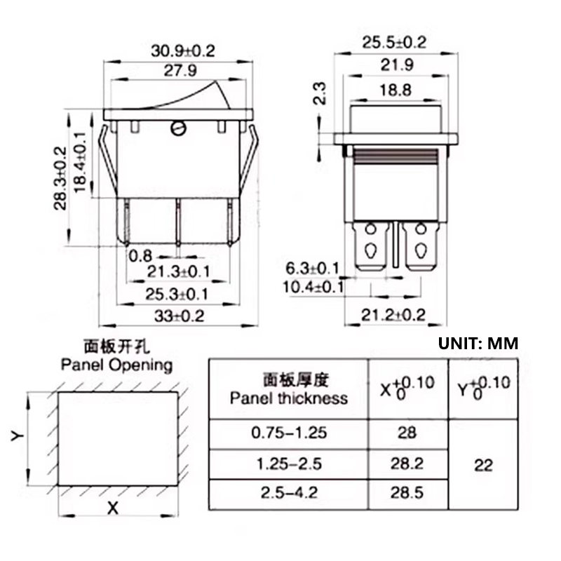 KCD4 Rocker Switch ON OFF With - đánh giá và giá Drone Buzzer