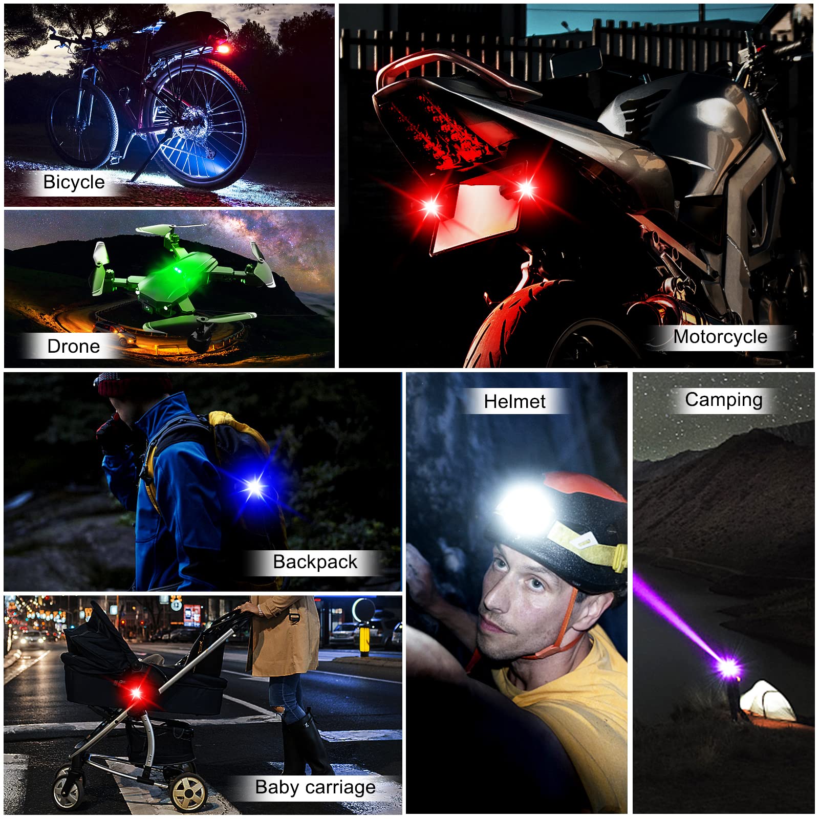 Motorcycle Lights Drone Strobe - đánh giá và giá Drone Led Light