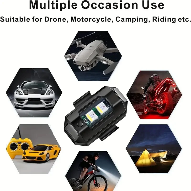1Pcs Remote LED RGB Anti-colli - đánh giá và giá Drone Led Light