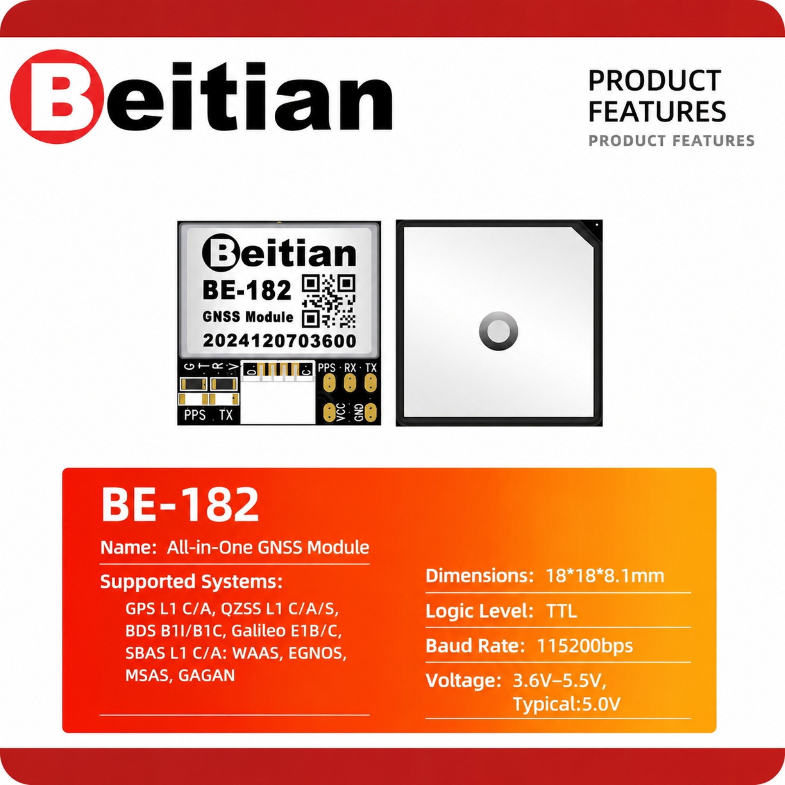 Beitian M10 Triple Mode GNSS C - đánh giá và giá Drone Compass