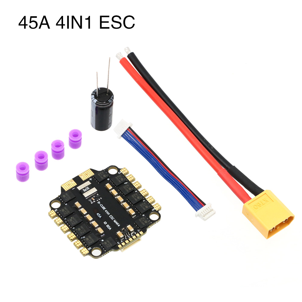 UAngel 4IN1 45A 60A ESC BLHELI - đánh giá và giá Drone Esc