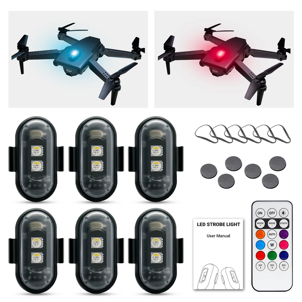 Motorcycle Strobe Light, APP C - đánh giá và giá Drone Led Light