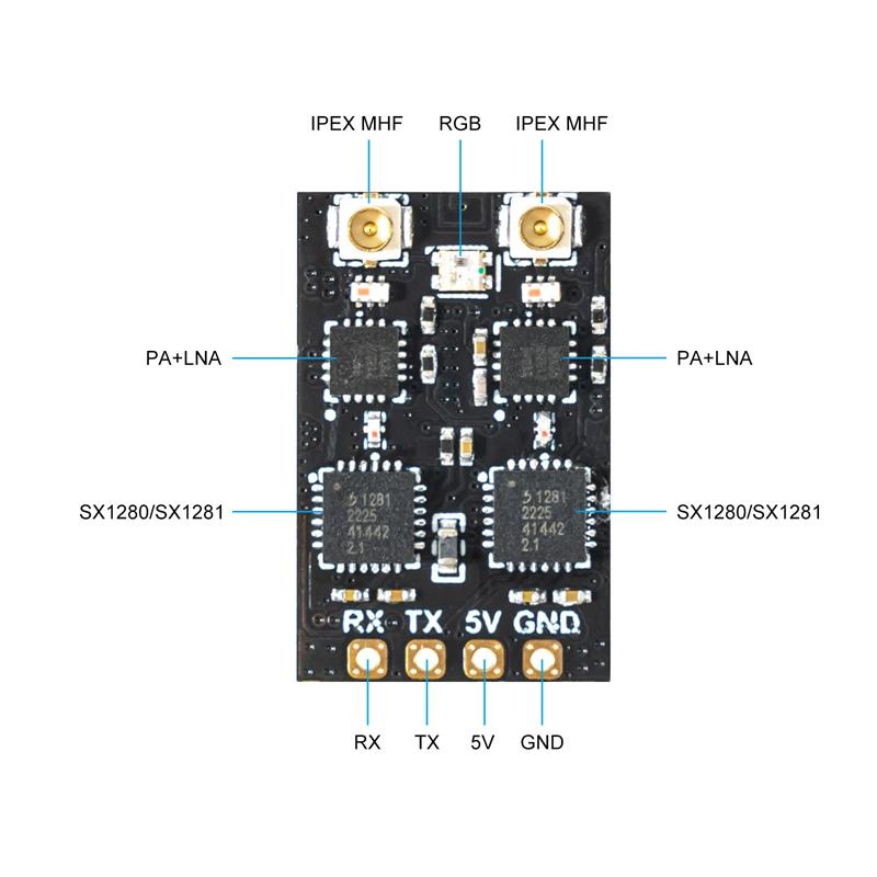 BETAFPV SuperD ELRS Receiver 2 - đánh giá và giá Drone Antenna