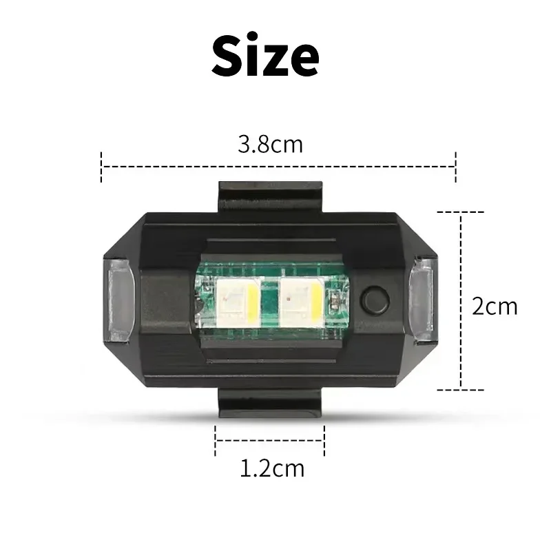 Motorcycle Lights Drone Strobe - đánh giá và giá Drone Led Light