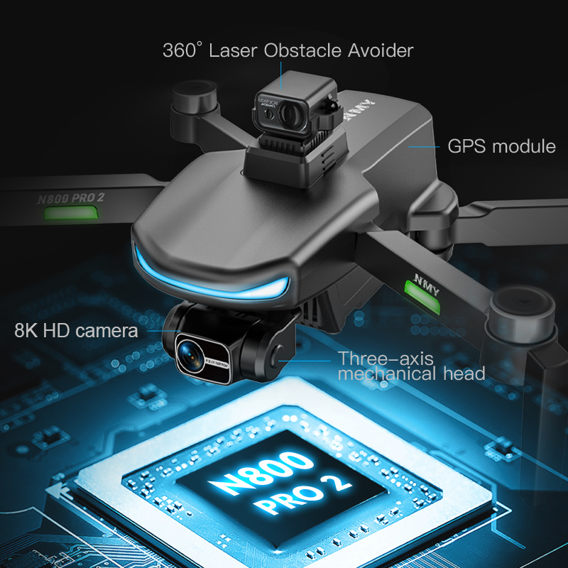 N800 PRO 2 GPS Drone Professio - đánh giá và giá Drone Gps Mount