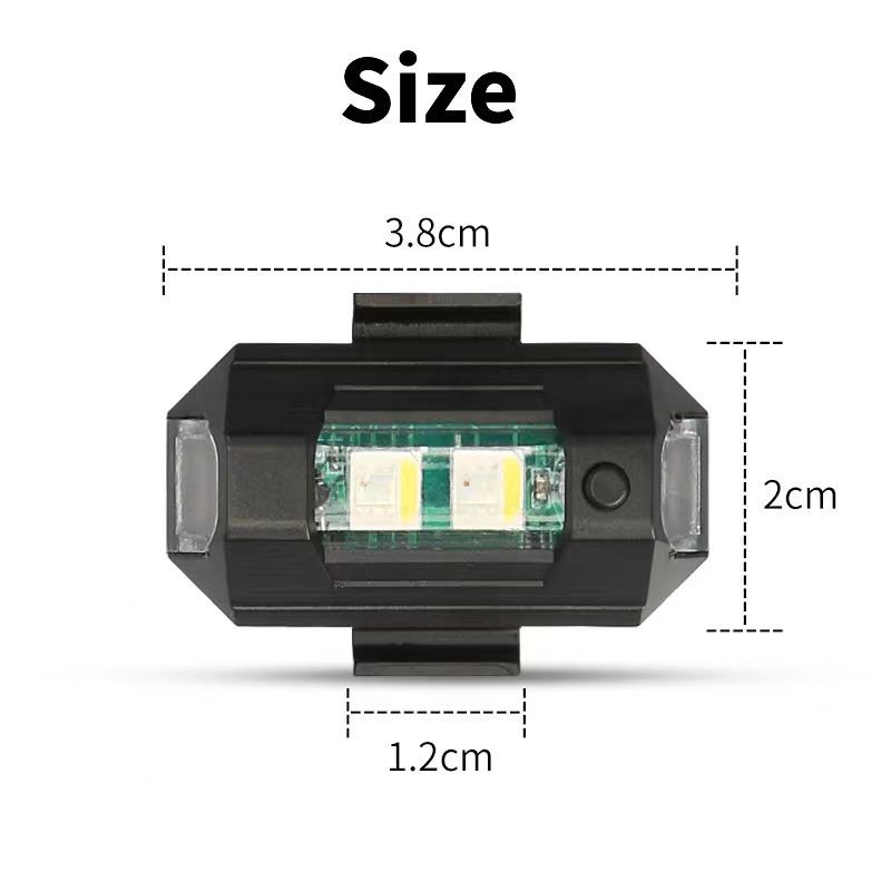 Motorcycle Light Drone Strobe  - đánh giá và giá Drone Led Light