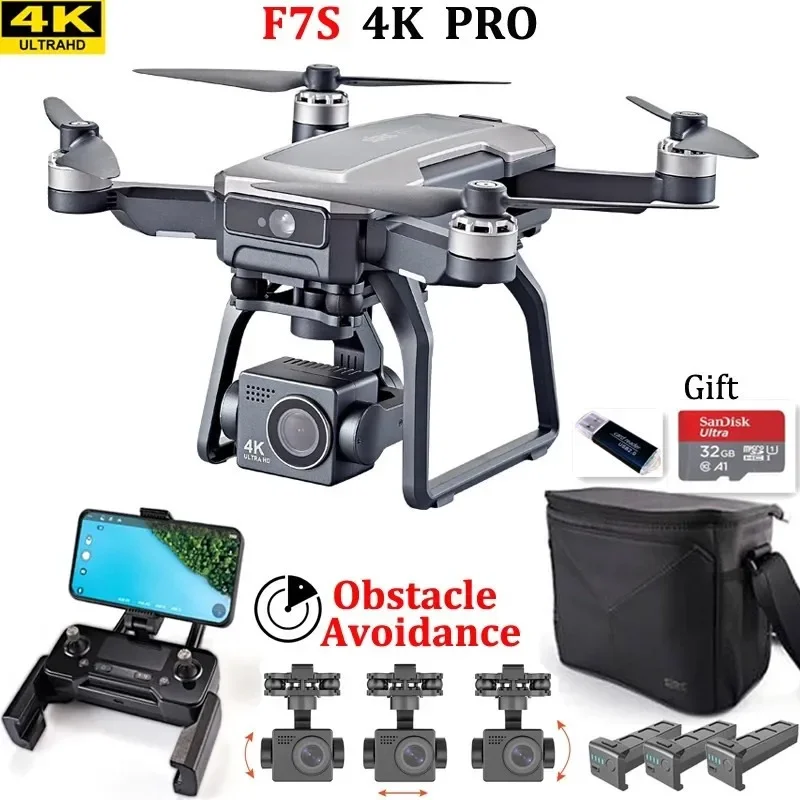 SJRC F7s 4K PRO Drone 4K obsca - đánh giá và giá Drone Gps Mount