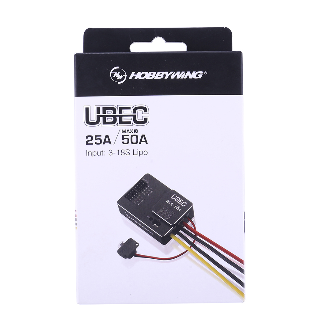 Hobbywing UBEC 25A HV 3-18S Mo - đánh giá và giá Drone Esc